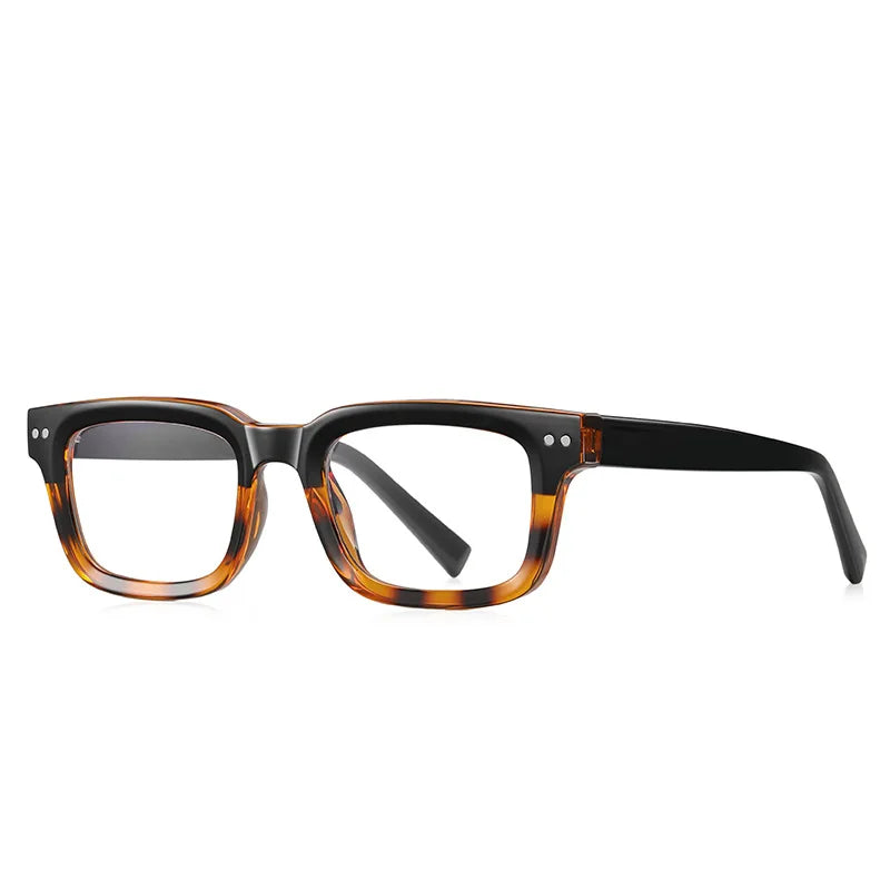 Ins Fashion Vintage square Eyeglasses Frames TR90 Anti Blue Light Glasses Men Women New Trend Lunettes Custom logo Wholesale