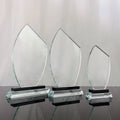 Blank Clear Crystal Award Trophy with Black Base MH-J0120