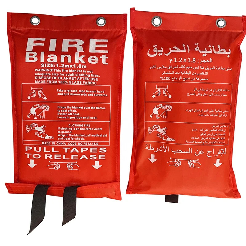 Fire Blanket 1.0M*1.0M 39.37*39.37inch 15 oz Welding Fire Blanket Fiberglass