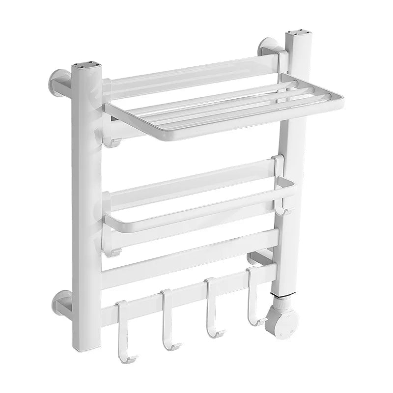 Bathroom Drying Rack Steel Heated Towel Machine Gun Gray App Intelligent Control Aluminium Heated Towel Rack for Bathroom