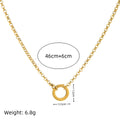 Pendant Necklace New Arrival Chain Necklace Set Gold Plated Stainless Steel Jewelry DIY Charms Basic Chain Necklace