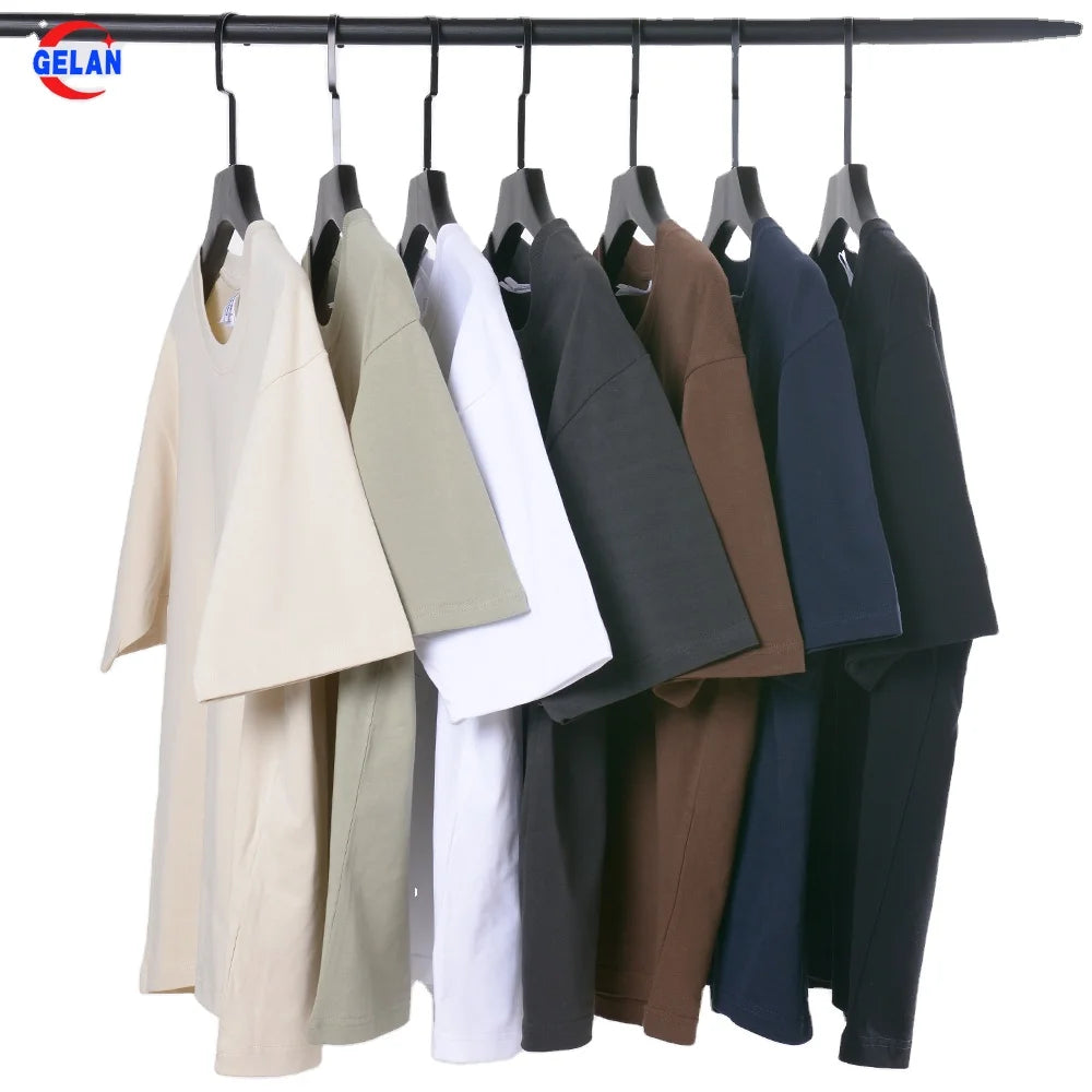 Manufacture Men's t Shirt High Quality  Streetwear Blank T Shirt 280 Gsm Heavy Weight Print logo T Shirt for OEM