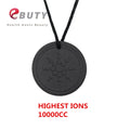 Highest Ions 10000CC Lava Pendant Health Fashion Jewelry Charm Necklace Energy Quantum Pendants Custom Logo