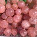 Wholesale Natural Rose Quartz Crystal Ball Healing Stones Gemstone Spheres for Home Decor