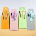 YUE New High Quality Makeup Brush Set 8PCS Macarons Portable  Powder Brush Set Soft Hair Beauty Makeup Eyeshadow Tool