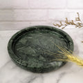 Bathroom Decorative Round Marble Jewelry Tray