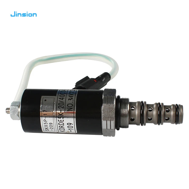 JINSION Excavator Spare Parts WLW210 Hydraulic Pump Solenoid Valve KDRDE5K-20/40C04-109 SKX5P-17-209 for VOLVO EC210
