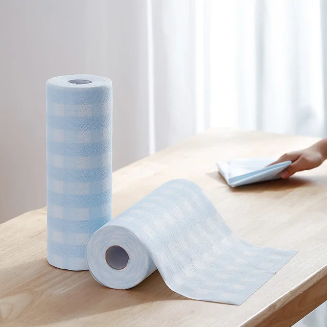 SHIMOYAMA Eco-Friendly Printed Dishcloth Towel Rolled-up Kitchen Cleaning Cloth for Home and Hotel Kitchen Washable