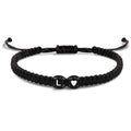 Initial Bracelets for Women Teen Friendship Jewelry Adjustable Letter A-Z Braided Bracelets