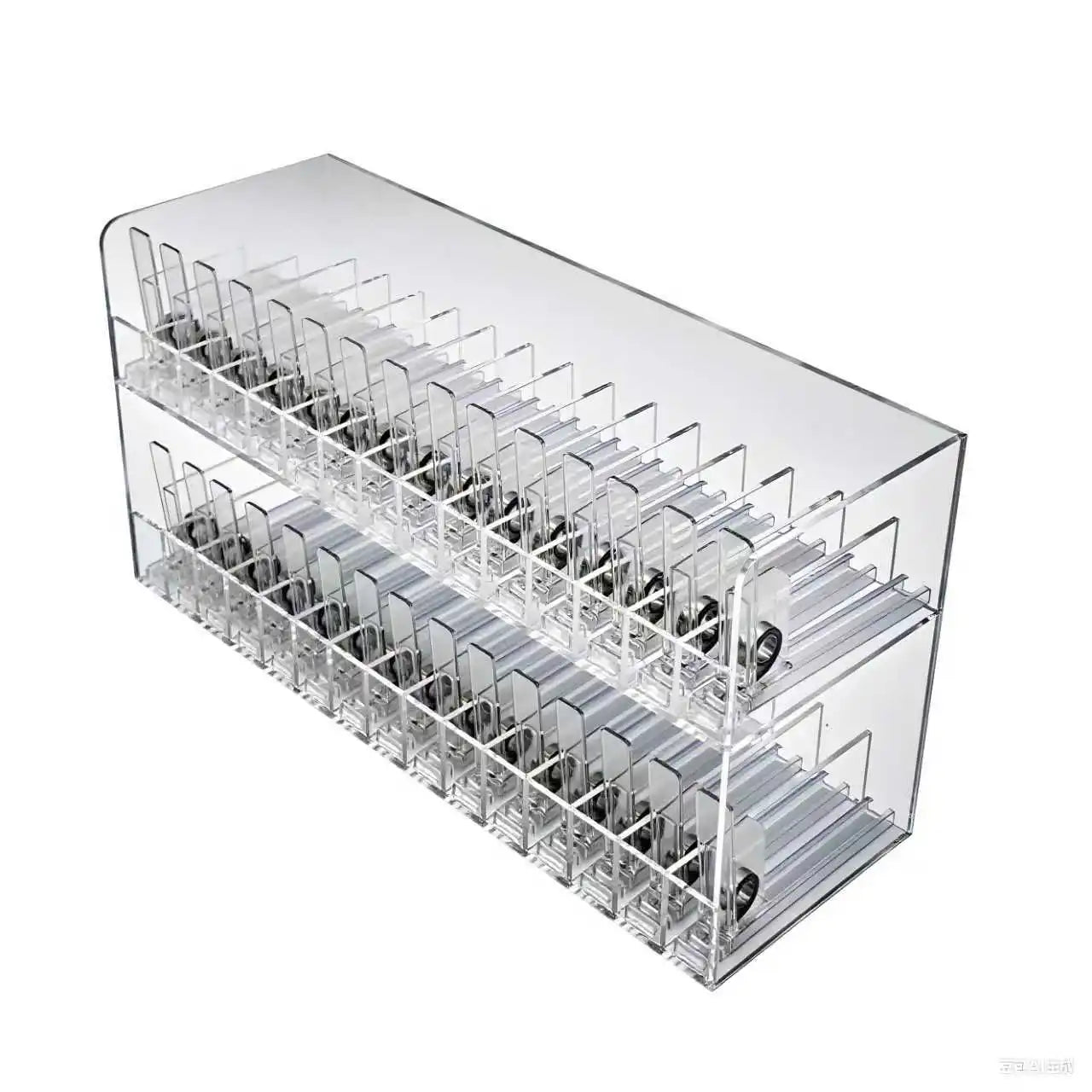 Automatic Supermarket POP Display Auto-feed Pusher Display for the Lipstick Nail Polish Shop Plastic Shelf Pusher