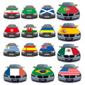 Albania Car Hood Covers Flag Brazil Australia Flag Car Engine Hood Cover Custom Car Hood Flag