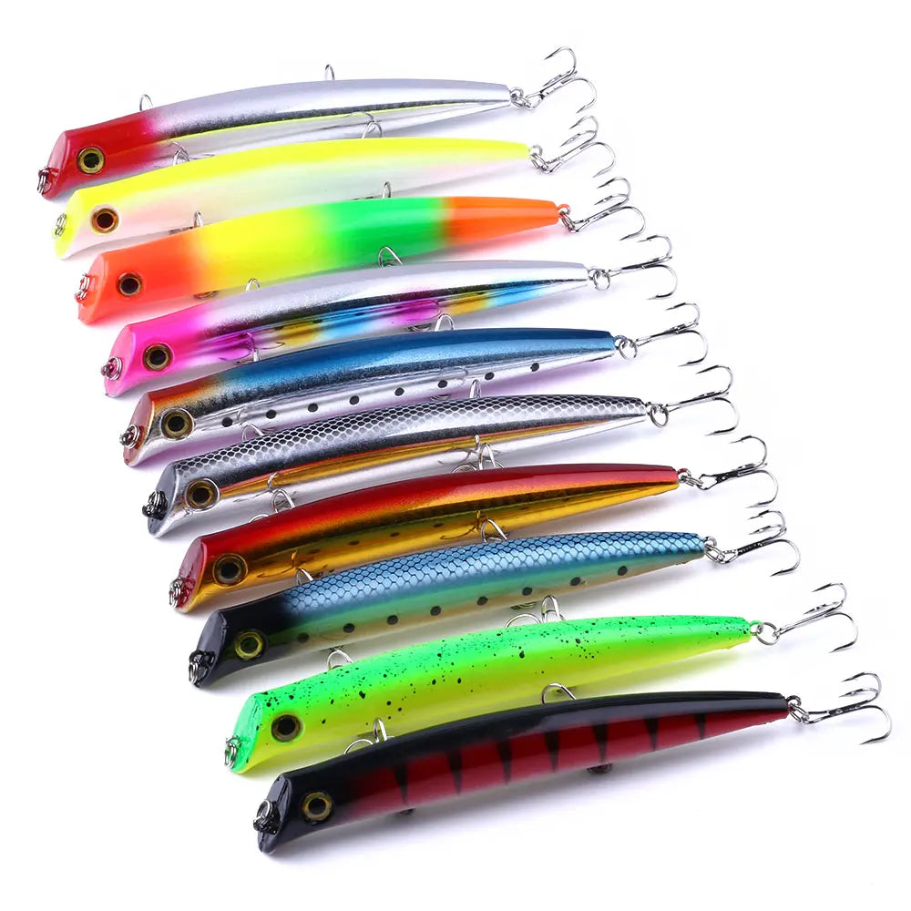12cm/15.6g Peche Hard Artificial Bait Fishing Top Water Lure  Popper Fishing Lures