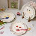 Solhui Home Decorative Ceramic Fruit Dishes Fruit Porcelain Plate MegaBDM