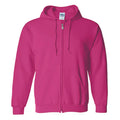 Custom Men's Full-Zip Hooded Fleece Jacket Factory-Made Zip up Hoodies in Polyester/Cotton for Autumn