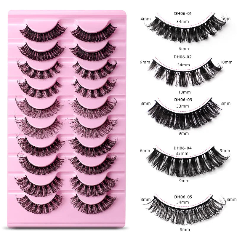 Wholesale Hot Selling 3D Synthetic Hair Lashes Vendor Custom Private Label Eyelashes with Multiple Custom Packaging