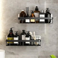 1pc Multifunctional Wall Mounted Shower Caddy Shelf Punch-Free Bathroom Storage Rack for Towel Shampoo Soap Placing Household
