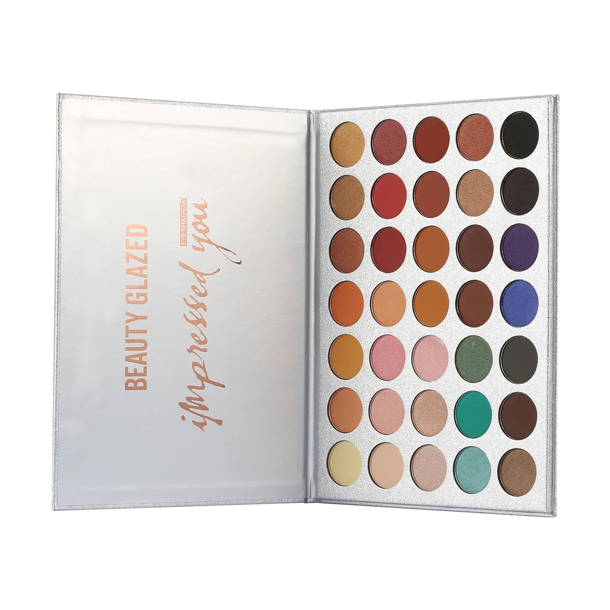 Beauty Glazed 35 Pan Eyeshadow Palette Luxury Liquid Eye Shadow Shimmer Palette Fard a Paupiere Luxe Eyeshadow Palettes