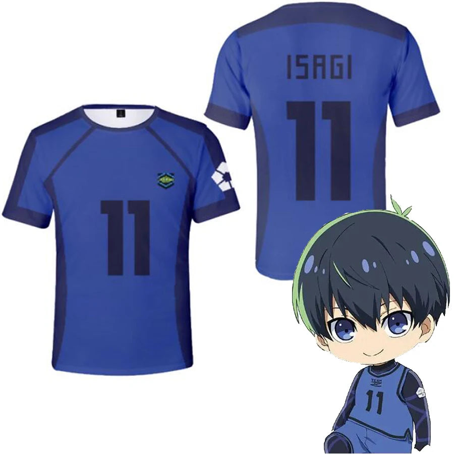 Fitspi T Shirt Anime Football Team 3d Printed Loose Tshirt Casual Fashion Short Sleeve Men's Product T-shirt
