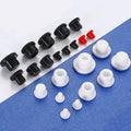 Black White Transparent T-shaped Silicone Plug Hole Plug Dust Seal