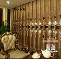 European Style Economical Embroidered 100% Polyester Fabric for Curtain Fabric
