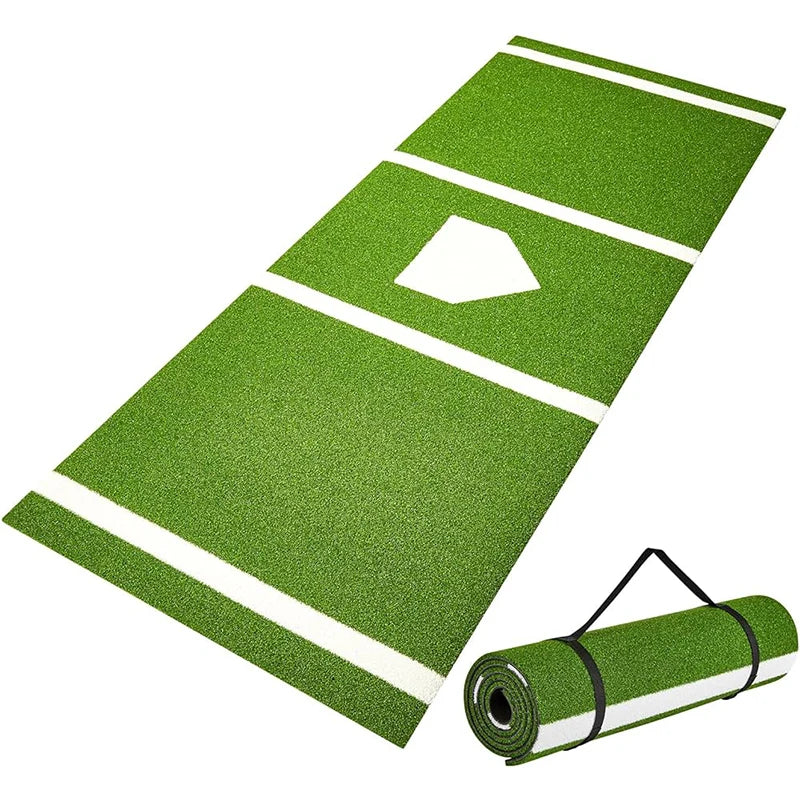 Softball and Baseball Pitching Pad Indoor Outdoor Anti-slip Rubber Training Mat