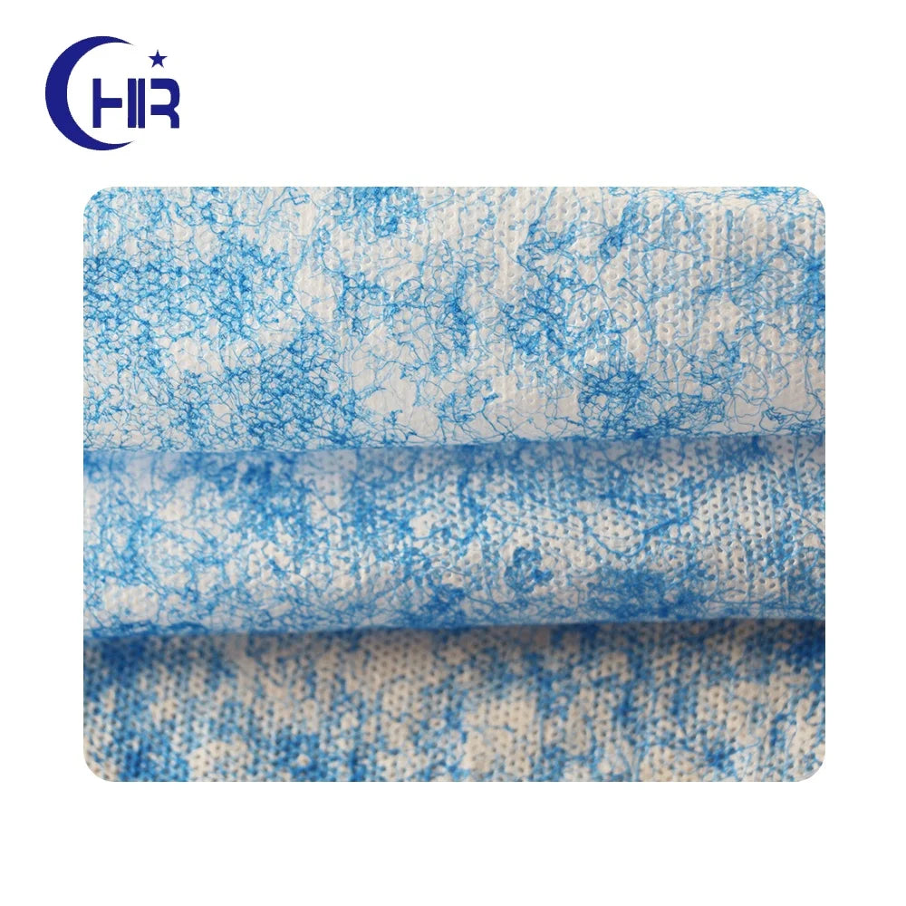 Oil Absorbing Breathable Anti-Static Waterproof Water-Soluble Textured Meltblown Wipe Fabric