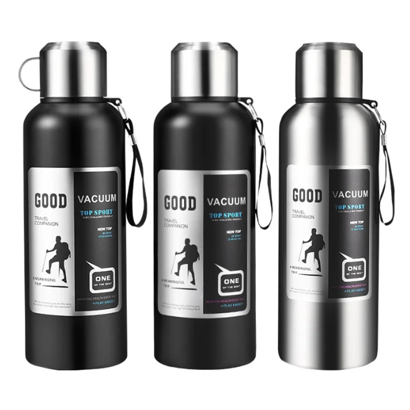 Large Capacity Stanley Stainless Steel Vacuum Thermos Flask with Handle and Lid