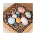 2022 Hot Wooden Simulation Colorful Bird Eggs Duck Eggs Play House Fun Games Childhood Pulling Out Bird Eggs Toy Set