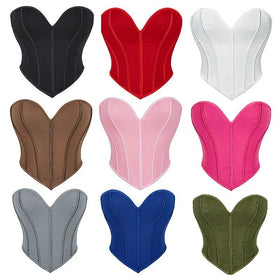 Top Selling Vintage Corset Soild Color Gothic Adjustable Shapewear Tops Slimming Waist Trainer Corset Femme