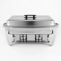 Hotel Restaurant High Quality 201 Stainless Steel Chafing Dish 11L Food Warmer Buffet Stove