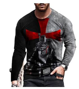 New Arrival Top Fashion Full Sleeve Printed Sublimation Shirt for Men Round Neck Chemises Pour Hommes Luxury Designer Shirt