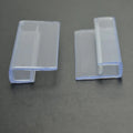100% Pvc Pure Raw Material  Label Holder Plastic Strip Clip Hanging Display Price for Shelf