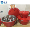 Extra Large Double Insulated Bucket Picnic Ice Cooler Box Storage Box Hotpot Casserole Food Warmer 3pcs Set 15L/26L/36L