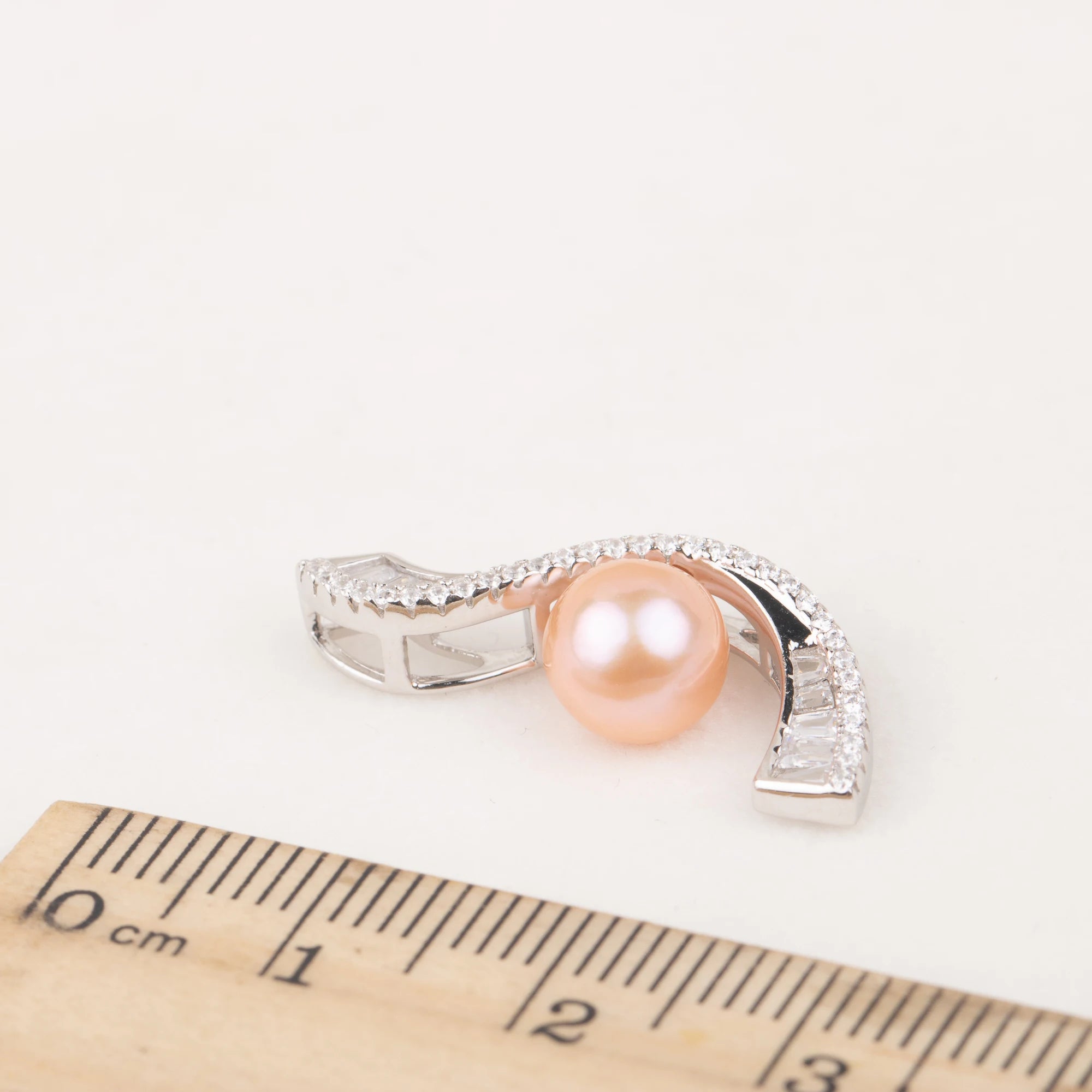 P060694 DIY 7-9mm Natural Freshwater Pearl Pendant Accessory 925 Sterling Silver Engagement Jewelry Necklace for Women