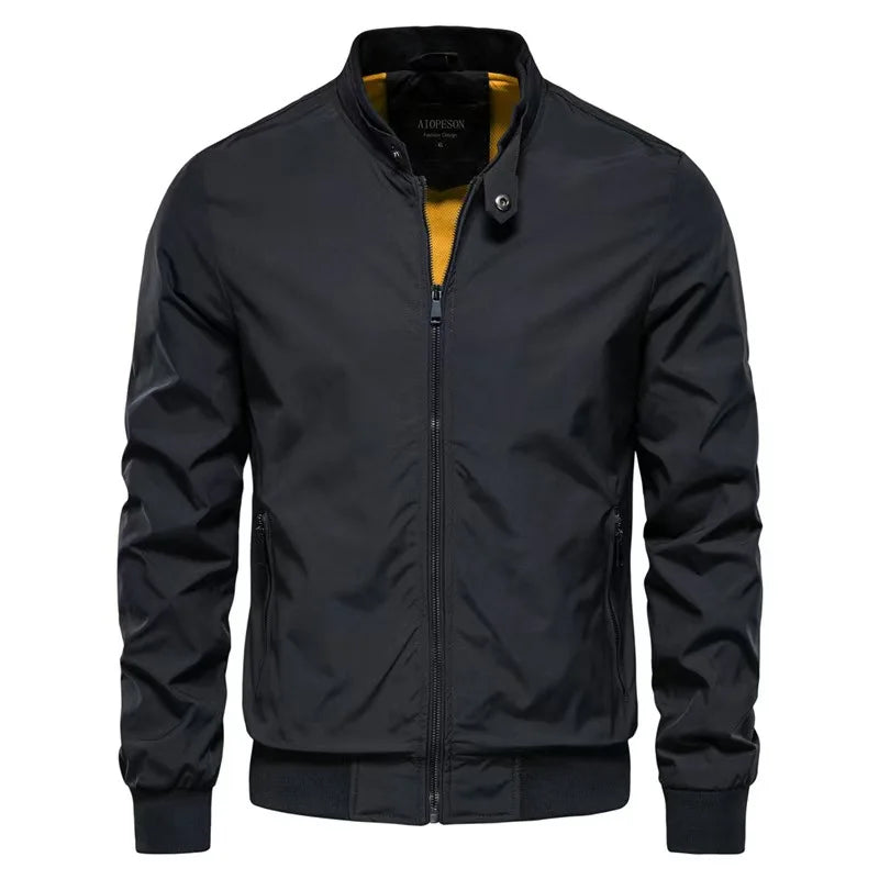 2025 Fashion Streetwear Zip Bomber Jacket logo Customize Windbreaker Men Jacket New Spring Jackets for Men