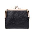 MIYIN fashion Small PU Leather Wallet  for womens Zipper Short Card Holder Purse Elegant Clutch wallet card holder money wallet