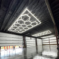Light Outdoor Garage the Car Showroom Garage Lamp Car Detailing Hexagon Light Led Garage