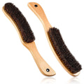 Free Sample Wooden Handle Static Brush with Horsehair for Cleaning Clothes and Hats