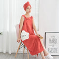 China Factory Direct Sell Microfiber Bath Skirt Towel Dress Spa Wraps Adult Ladies Multi Color Coral Fleece Bath Skirt
