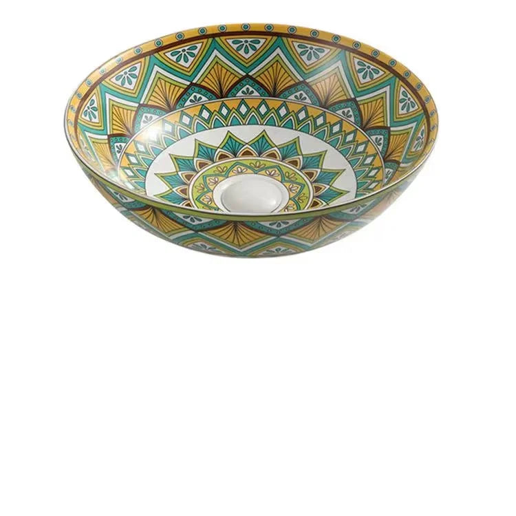 Scratch Resistance Ceramic Art Basin for Bathroom Sanitary