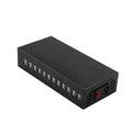 24-Port Travel USB Charger Hub with International Plugs & Fireproof Design