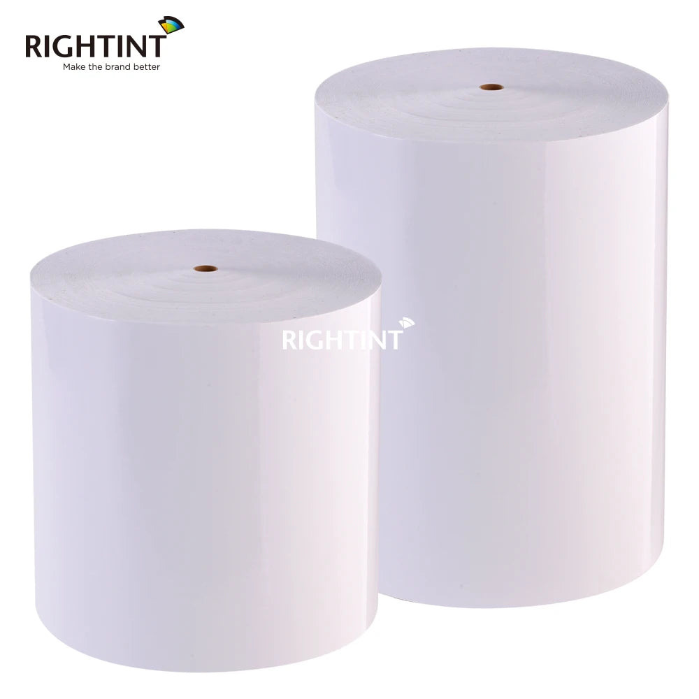 Flexography 50mic Transparent Self Adhesive PP Film Vinyl Sticker Printing Label Jumbo Roll