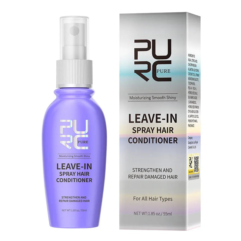 PURC Non Steaming and Non Washing Hair Care  Oil Spray Softening Repair Hair Care Spray