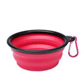 Hot Pet Feeder Modern Dog Food Water Bowl Plate Portable Silicone Cat Bowl Collapsible Plastic Tpe  Silicone Pet Feeding Bowl
