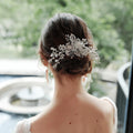 Wholesale Flowers Crystal Wedding Hair Comb Bridal Hair Jewelry Ornaments Hair Clips Women Headpieces