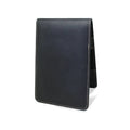 High Quality Full Grain Crazy Horse Leather Golf Scorecard Holder Open Closure RFID Feature Vintage Style Polyester Lining