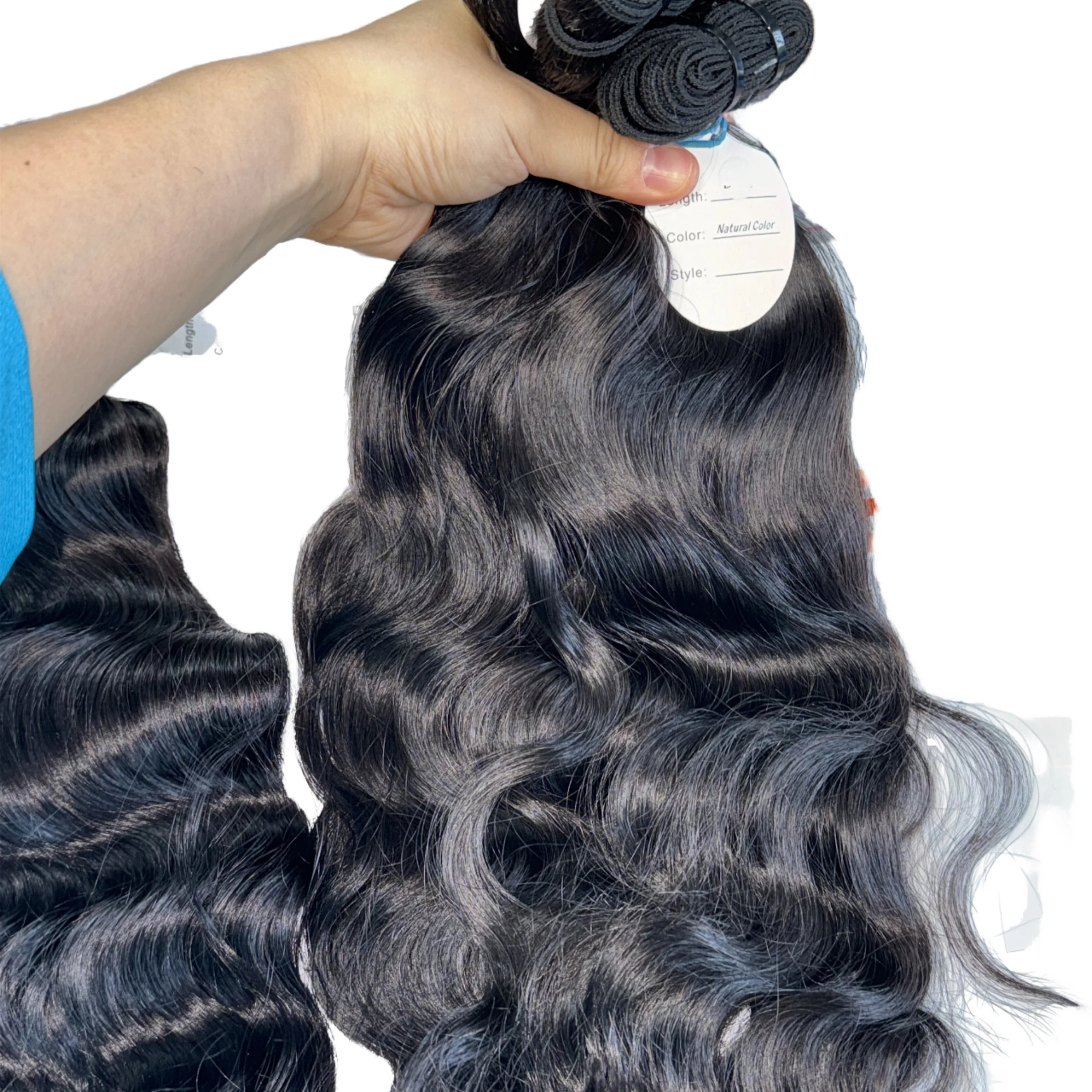 Wholesale Double Wefts Indian Raw Hair Weaving 12a Grade Top Quality Body Wave Human Hair Bundles