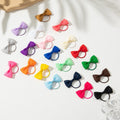 Baby Girls Hair Bows Ties Mini Boutique Elastic Hair Rubber Ribbon Hair Band Accessories for Kids