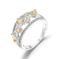 Abiding Natural Citrine Rings Sterling 925 Silver Nice Quality Rings for Women