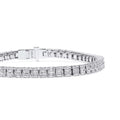 VOAINO 18K 14K 9K Gold Emerald Cutting Cvd Lab Grown Diamond Jewelry Shiny Tennis Chain Bracelet